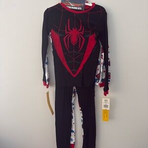 NWT Marvel Spiderman 2 cotton pajamas set.  Size 10.